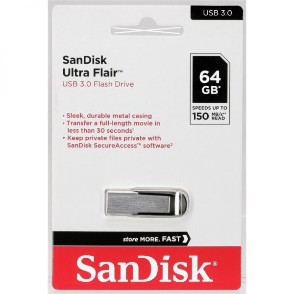 Հիշողության կրիչ  SanDisk Flash Ultra Flair 3.0 64GB