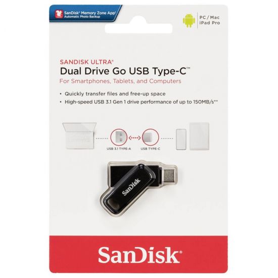 Հիշողության կրիչ  SanDisk Flash Dual Go Type-C 128GB - 25784